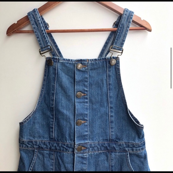 Blendshe Denim Overall Dress Size Medium - Picture 2 of 6